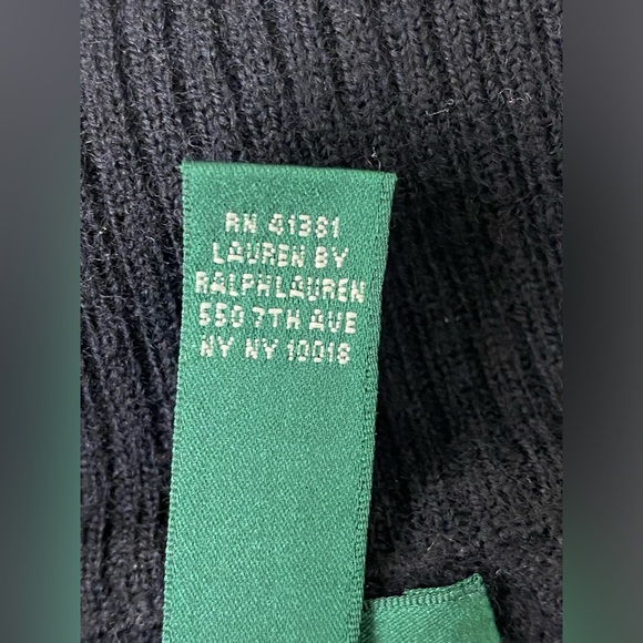 Lauren Ralph Lauren Leopard-Printed Quilted Velvet Velour Black Wool Jacket Sz S - Picture 7 of 8